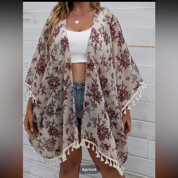 Floral Kimono 2X NWOT - Picture 4 of 6